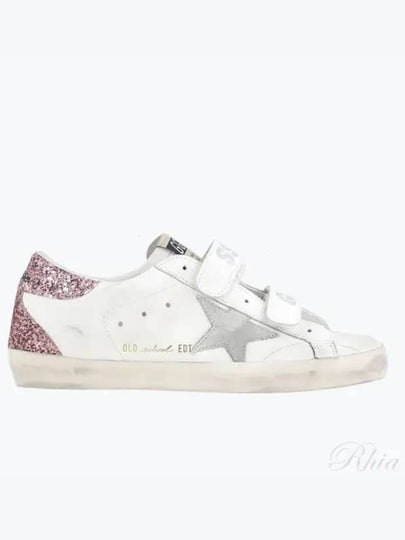 Old School Glitter Heel Tab Low Top Sneakers White - GOLDEN GOOSE - BALAAN 2