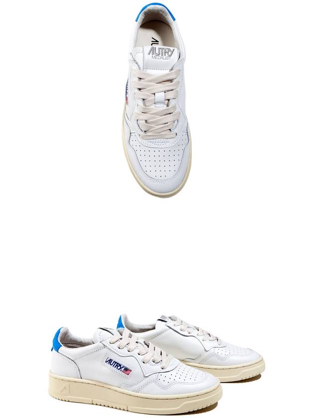 Medalist Blue Tab Low Top Sneakers White - AUTRY - BALAAN 7