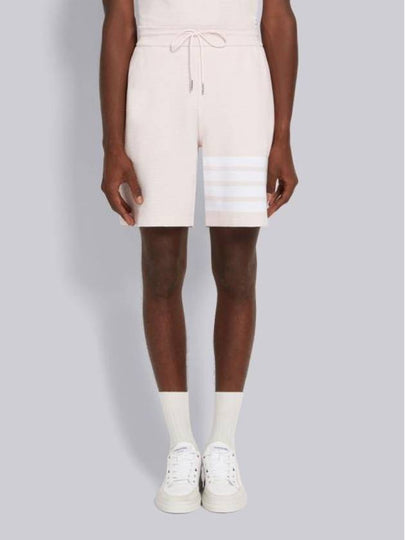 Diagonal Drawstring Bermuda Shorts Pink - THOM BROWNE - BALAAN 2