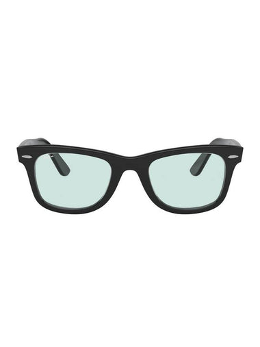 Eyewear Wayfarer Classic Polished Sunglasses Black Blue - RAY-BAN - BALAAN 1