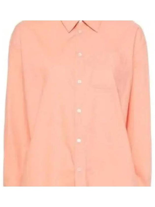 Boyfriend Long Sleeve Shirt Pink - A.P.C. - BALAAN 2