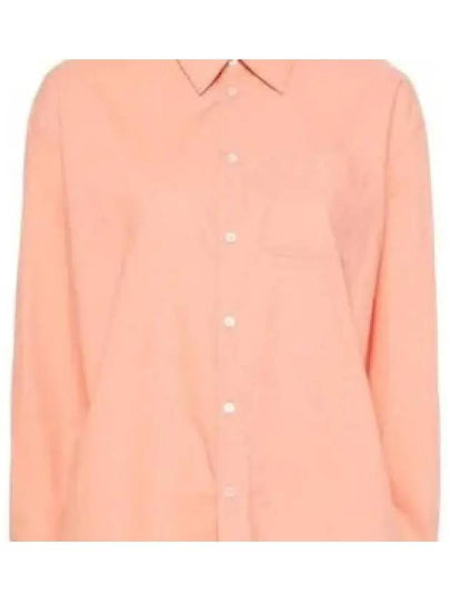 Boyfriend Long Sleeve Shirt Pink - A.P.C. - BALAAN 2