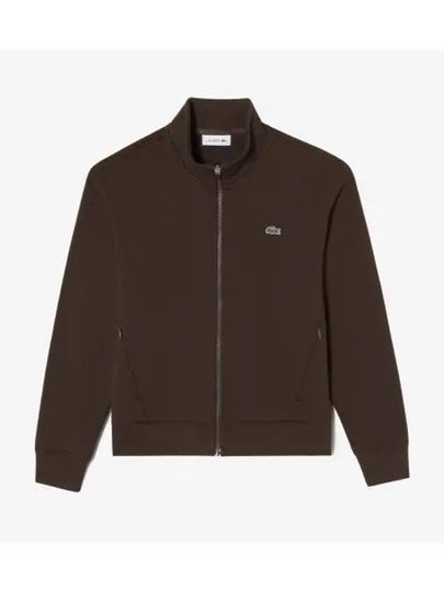 Women s CP Chouli High Neck Zip up Brown - LACOSTE - BALAAN 1