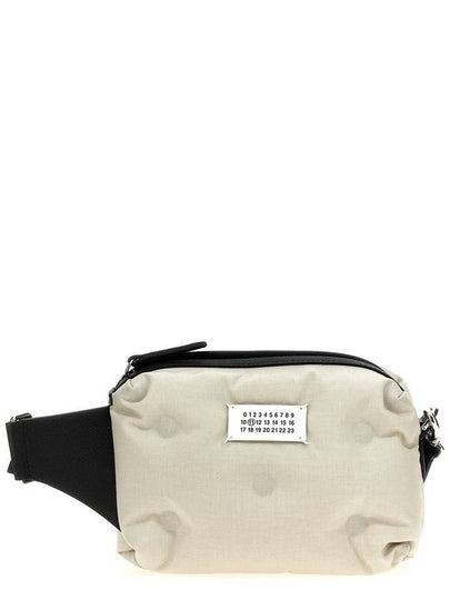 Leather Glam Slam Logo Patch Sports Belt Bag Grey - MAISON MARGIELA - BALAAN 2