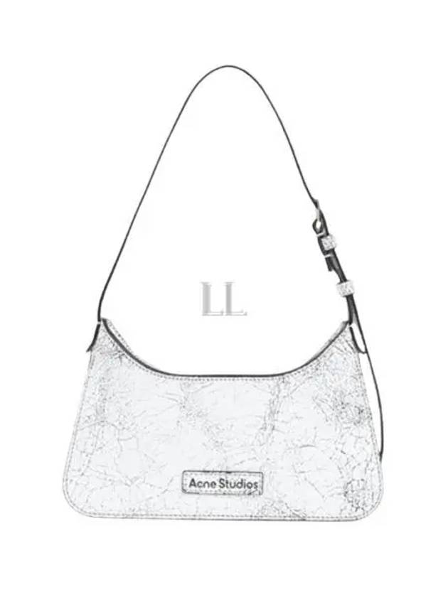 Platt Micro Leather Shoulder Bag White - ACNE STUDIOS - BALAAN 2