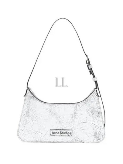 Platt Micro Leather Shoulder Bag White - ACNE STUDIOS - BALAAN 2