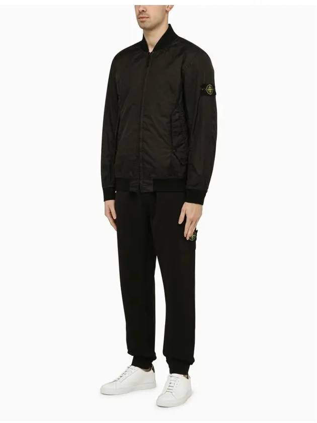 Membrana 3L TC Bomber Jacket Black - STONE ISLAND - BALAAN 3