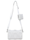 Cassette Versatil Strap Cross Bag White - BOTTEGA VENETA - BALAAN 4