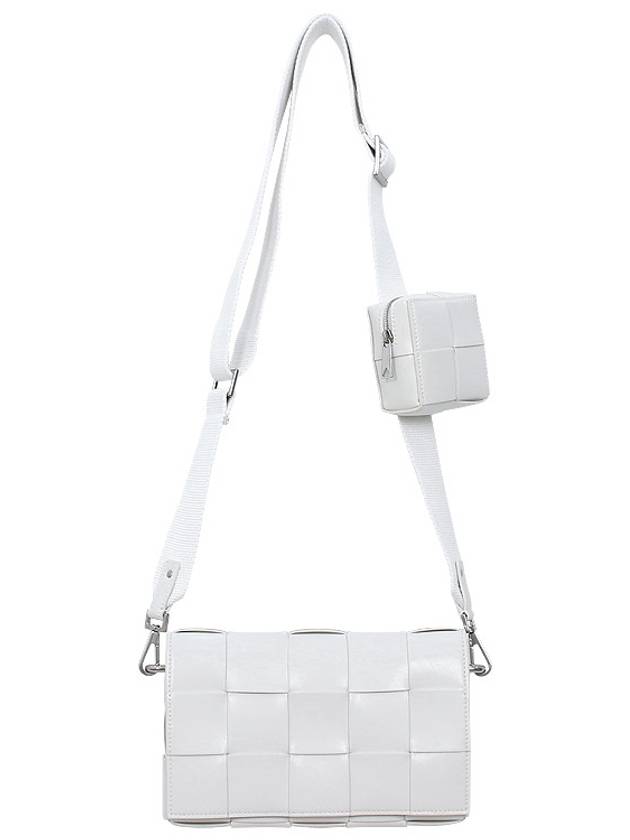 Cassette Versatil Strap Cross Bag White - BOTTEGA VENETA - BALAAN 4