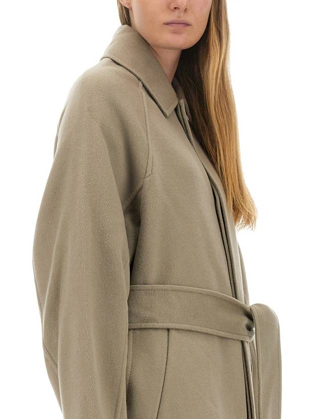 Belt Single Coat Beige - AMI - BALAAN 4