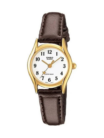 Women's Leather Wrist Watch LTP1094Q7B4 - CASIO - BALAAN 1