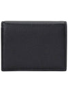 V Logo Compact Half Wallet Black - VALENTINO - BALAAN 3