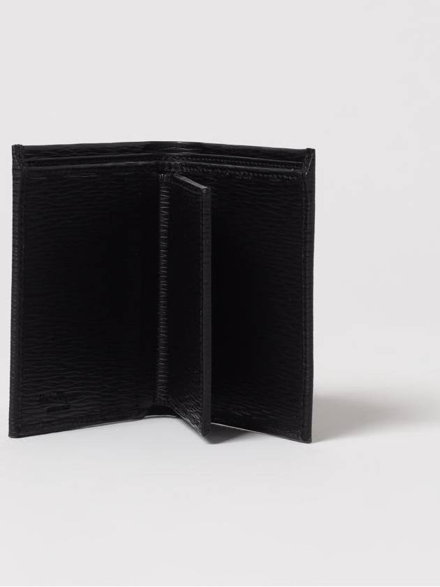 Revival Gancini Compact Half Wallet Black - SALVATORE FERRAGAMO - BALAAN 3