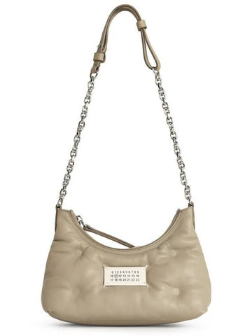 Maison Margiela Small 'Hobo' Grey Leather Bag - MAISON MARGIELA - BALAAN 1