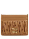 Materasse Nappa Leather Card Wallet Caramel - MIU MIU - BALAAN 2