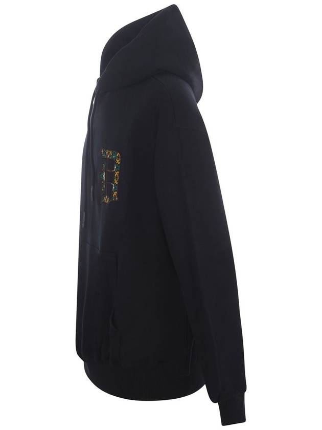 Drôle De Monsieur Hooded Sweatshirt With Logo - DROLE DE MONSIEUR - BALAAN 2