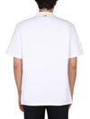 RWB Pocket Interlock Cotton Short Sleeve Polo Shirt White - THOM BROWNE - BALAAN 4