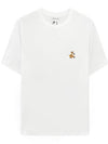 Speedy Fox Patch Comfort Short Sleeve T-Shirt White - MAISON KITSUNE - BALAAN 2