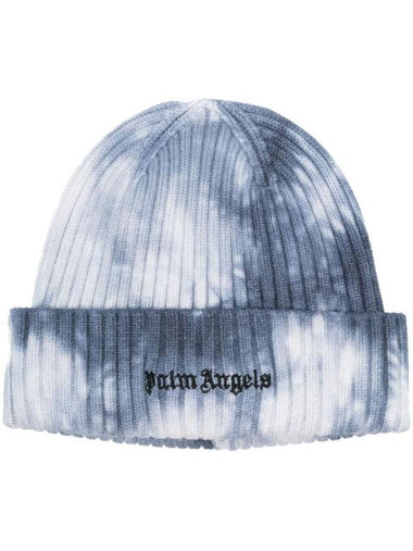 logo embroidered tie-dye beanie PWLC015F23KNI001 - PALM ANGELS - BALAAN 1