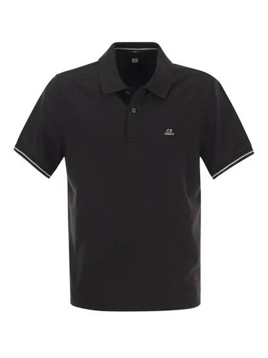 Logo Polo Tshirt Black Men's 14CMPL253A 006263G 999 - CP COMPANY - BALAAN 2