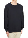 Light Fleece Sweatshirt Navy - CP COMPANY - BALAAN 4