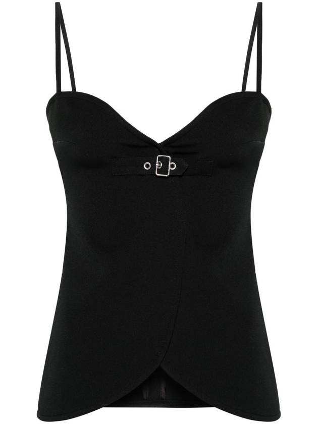 Ellipse Twill Sleeveless Black - COURREGES - BALAAN 2