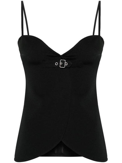 Ellipse Twill Sleeveless Black - COURREGES - BALAAN 2