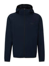 Slim Fit Waterproof Fabric Zip-Up Jacket Navy - HUGO BOSS - BALAAN 2