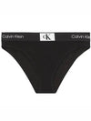 Women's Modern Logo Panties Black - CALVIN KLEIN - BALAAN 1