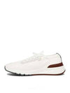 Knit Running Sneakers White - BRUNELLO CUCINELLI - BALAAN.