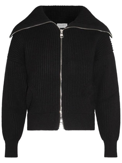 23 fw Black Wool Cashmere Blend Cardigan 760751Q1RTN1000 B0480476489 - ALEXANDER MCQUEEN - BALAAN 2