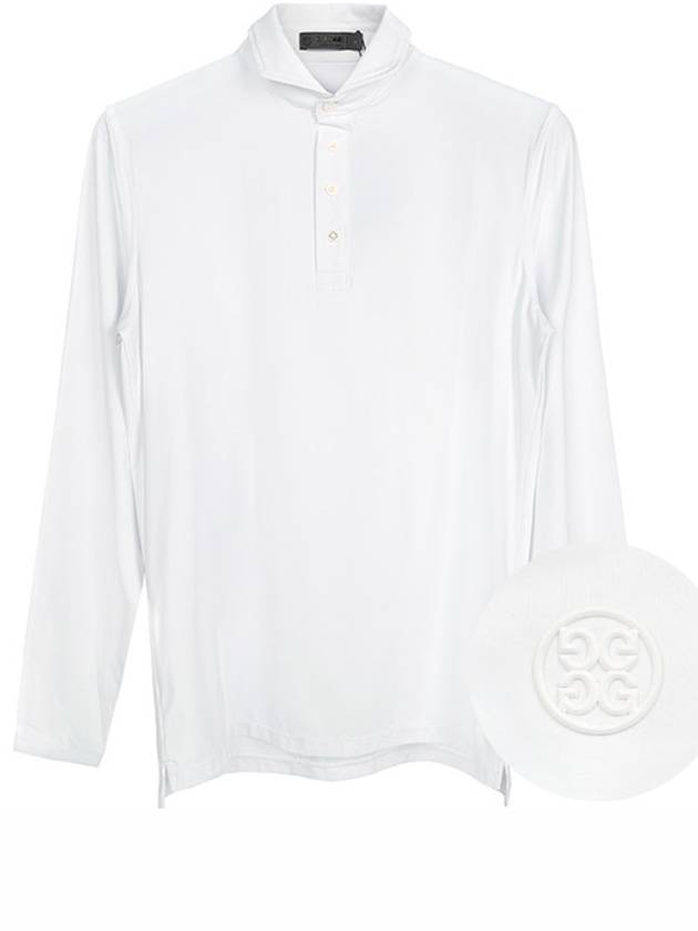 Ice Nylon Sun Golf PK Long Sleeve T-Shirt White - G/FORE - BALAAN 2