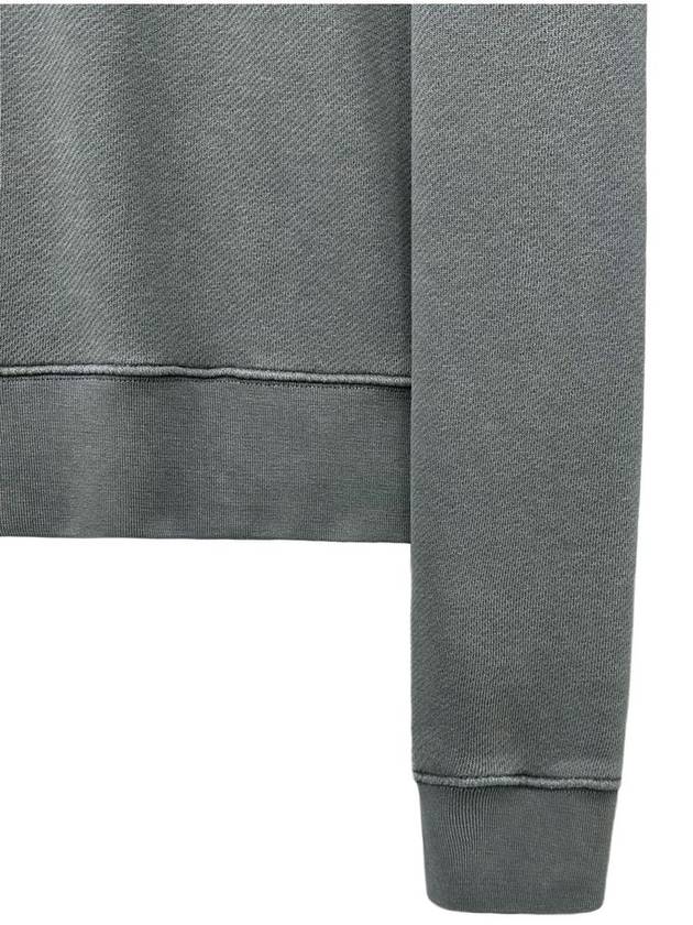 Men's Curved Logo Sweatshirt Grey - PALM ANGELS - BALAAN 4