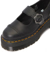 Addina Flower Buckle Leather Loafer Black - DR. MARTENS - BALAAN 8