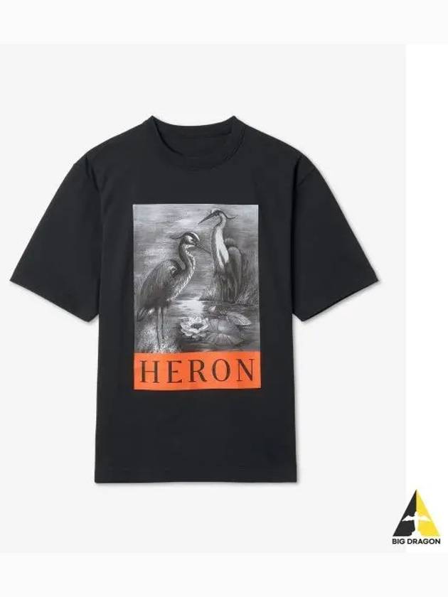 T-shirt HMAA032C99JER0031010 1010 BLACK BLACK - HERON PRESTON - BALAAN 2