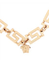 Medusa Chain Greca Necklace Gold - VERSACE - BALAAN 4