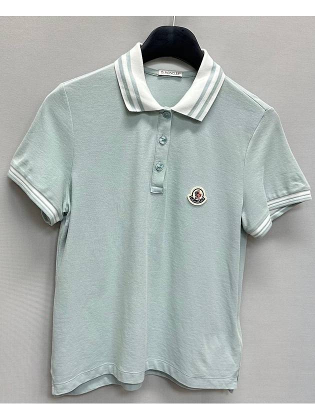 logo patch polo shirt t - MONCLER - BALAAN 2