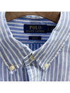 Striped Logo Long Sleeve Shirt Blue - POLO RALPH LAUREN - BALAAN 7