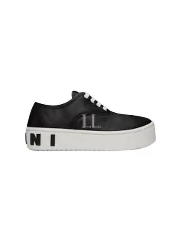 Maxi Logo Low Top Sneakers Black - MARNI - BALAAN 2