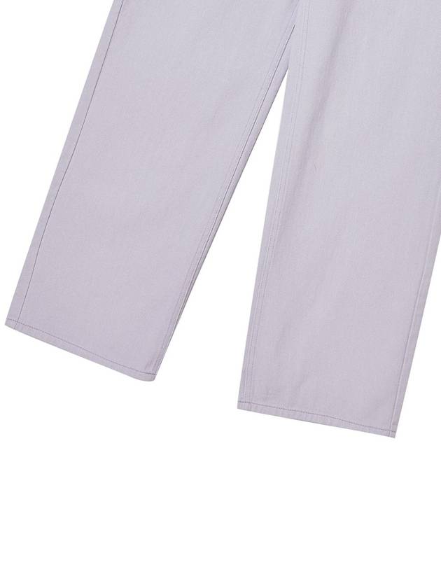 Women's Cotton Twill SemiWide Jeans GB1 WDPT 51 VIO - THE GREEN LAB - BALAAN 4