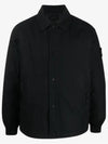 Ghost Piece O-Ventile Down Jacket Black - STONE ISLAND - BALAAN 2