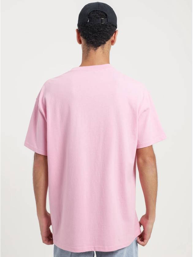 King S Short Sleeve T-Shirt Lemonade Pink - STUSSY - BALAAN 7