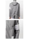 Military Ripstop Mesh 4-Bar Packable Hooded Jacket Grey - THOM BROWNE - BALAAN 6