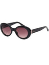 Sunglasses GU7904 01T Women's Oval Round Horn Rim - GUESS - BALAAN 8