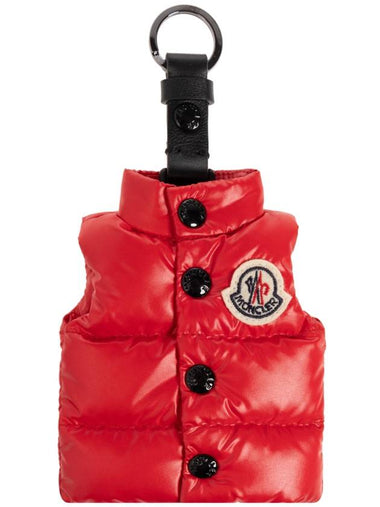 Moncler Puffer Vest-shaped Key Ring, Men's, Red - MONCLER - BALAAN 1