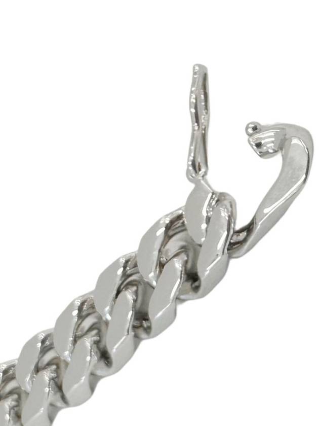 Gourmette Rhodium Finish Bracelet Silver - CELINE - BALAAN 6