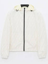 Men's Logo Pattern Reversible Windbreaker White - FENDI - BALAAN 4