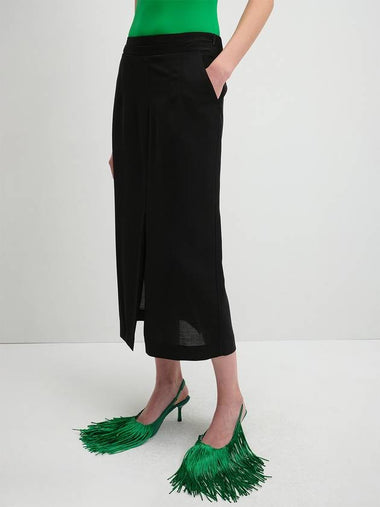 SLIT BANDING SKIRT BLACK - MAGJAY - BALAAN 1