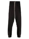 Tecuatl Light Cotton Track Pants Black - RICK OWENS - BALAAN 1