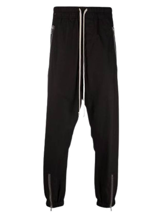 Tecuyatl Light Cotton Track Pants Black - RICK OWENS - BALAAN.